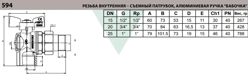 Кран шаровый с американкой угловой 1"в x 1"н Bugatti Oregon 05940009 Кран шаровый с американкой угловой 1"в x 1"н Bugatti Oregon 05940009