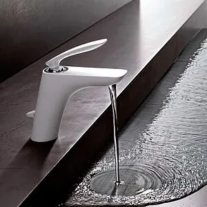 Смеситель для раковины Kludi Balance белый/хром 520239175 Смеситель для раковины Kludi Balance белый/хром 520239175, 3