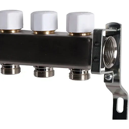 Группа коллекторная с расходомерами 11 отводов 1&quot;в/в x ¾&quot;ек Rommer RMS-1200-000011