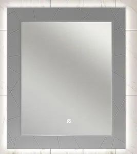 Зеркало с подсветкой Opadiris Луиджи 90 серый матовый 00-00006559, 1