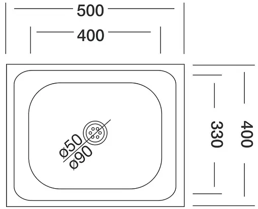 Мойка кухонная Vladiks нержавеющая сталь V-407