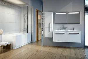 Шкаф-пенал подвесной угловой Ravak Chrome 35 L белый X000000542 Шкаф-пенал подвесной угловой Ravak Chrome 35 L белый X000000542, 3