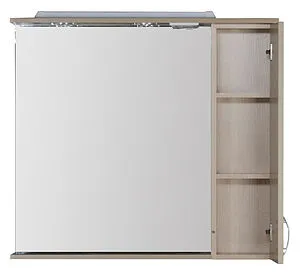 Шкаф-зеркало Aquanet Донна 100 R дуб белый 00169184, 5