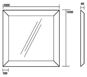 Зеркало Kerasan Retro 100 золото 736403 Зеркало Kerasan Retro 100 золото 736403, 2