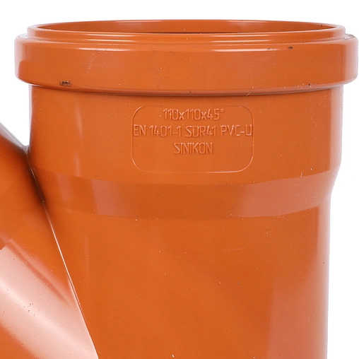 Тройник наружный D=110x110мм Угол 45° Sinikon Universal 508025.U