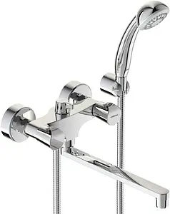 Смеситель для ванны с длинным изливом Vidima Neo хром BA335AA Смеситель для ванны с длинным изливом Vidima Neo хром BA335AA, 1