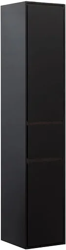 Шкаф-пенал подвесной Aquanet Милан 35 R чёрный глянец 00306377