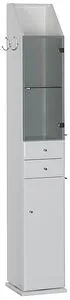 Шкаф-пенал напольный Aquanet Марсель А-102 белый 101157 Шкаф-пенал напольный Aquanet Марсель А-102 белый 101157, 1