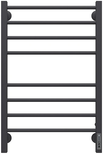 Полотенцесушитель электрический лесенка Terminus Сицилия П8 500х800 электро quick touch КС 9005 черный матовый 4670078527646
