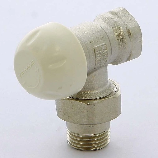 Вентиль запорный угловой ½&quot; в/н Tiemme 3330006