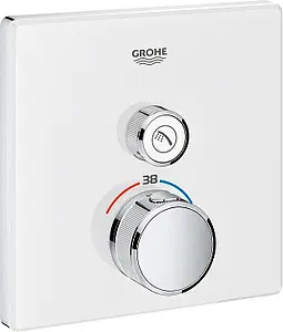 Термостат для 1 потребителя Grohe Grohtherm SmartControl белый/хром 29153LS0, 1