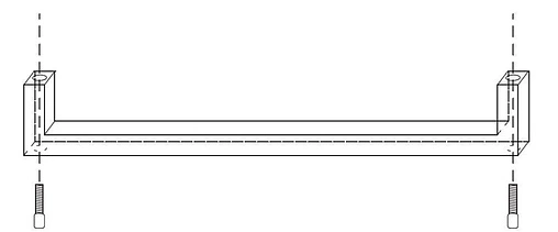 Полотенцедержатель Kerasan Cento 56 хром 911801 Полотенцедержатель Kerasan Cento 56 хром 911801
