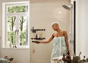 Контейнер для хранения Hansgrohe WallStoris чёрный матовый 27913670, 5