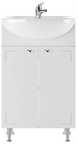 Тумба под умывальник напольная Айсберг Классик 55 белый DA1018T