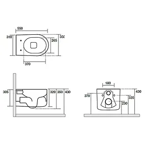 Унитаз подвесной безободковый Kerasan Nolita Tornado Verde 531511, 2
