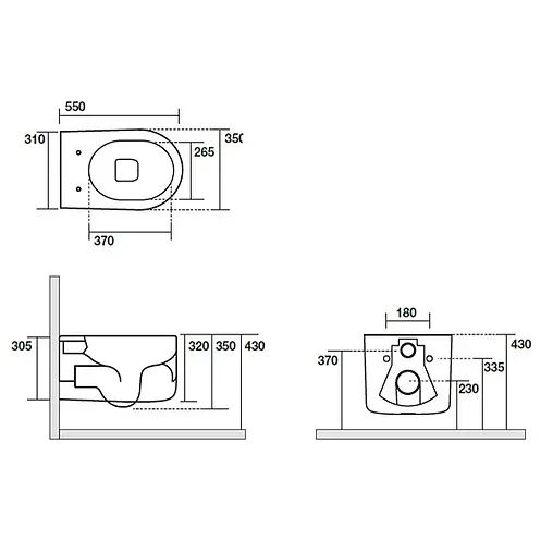 Унитаз подвесной безободковый Kerasan Nolita Tornado Verde 531511