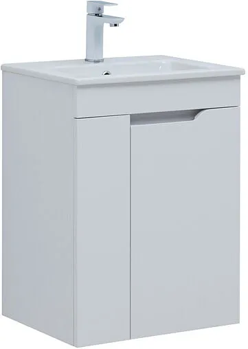 Тумба под умывальник Aquanet Практика 50 белый матовый 00330451