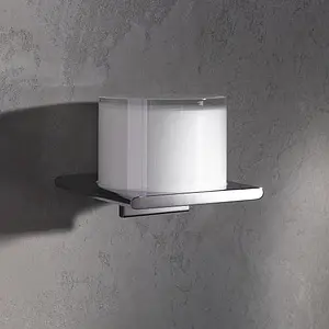 Дозатор для жидкого мыла Keuco Edition 400 хром/белый 11552019000 Дозатор для жидкого мыла Keuco Edition 400 хром/белый 11552019000, 2