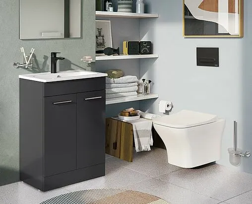 Комплект 5 в 1 VitrA Zentrum Square SmoothFlush 9875B003-7201 с кнопкой хром глянцевый Комплект 5 в 1 VitrA Zentrum Square SmoothFlush 9875B003-7201 с кнопкой хром глянцевый