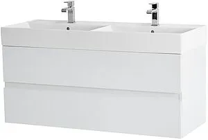 Тумба под умывальник подвесная Cezares Molveno 46 120 Bianco Ghiaccio MOLVENO 46-120-2C-SO-2-BG Тумба под умывальник подвесная Cezares Molveno 46 120 Bianco Ghiaccio MOLVENO 46-120-2C-SO-2-BG, 2