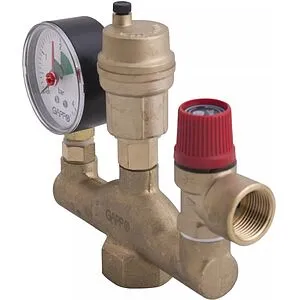 Группа безопасности котла до 100 кВт 1&quot; 3 бар Gappo G1450, 2