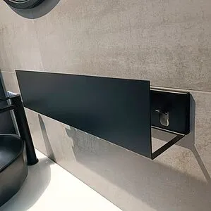 Полка Aquanet Магнум 50 чёрный матовый 00274189, 4