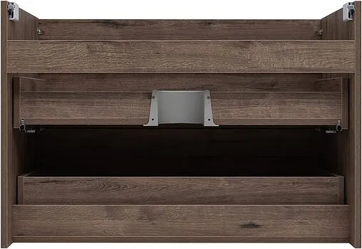 Тумба под умывальник подвесная Aquanet Нота New 90 дуб веллингтон/табак 00334193