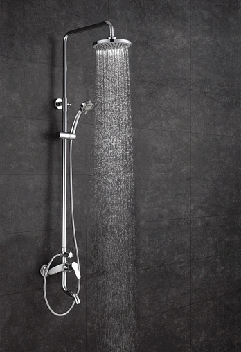 Душевая система со смесителем для ванны D&amp;K Rhein.Marx хром DA1393701B07