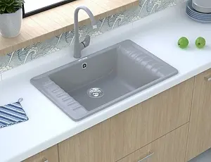 Мойка кухонная GranFest Quarz GF-ZW-71 черный Мойка кухонная GranFest Quarz GF-ZW-71 черный, 4