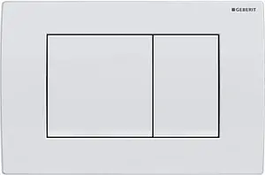 Клавиша смыва для унитаза Geberit Delta 30 115.137.11.1 альпийский белый Клавиша смыва для унитаза Geberit Delta 30 115.137.11.1 альпийский белый, 1