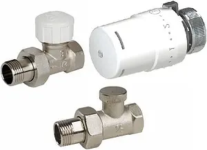 Комплект вентилей терморегулирующих прямых ½" в/н Arco Tibet KCT02 Комплект вентилей терморегулирующих прямых ½" в/н Arco Tibet KCT02, 1