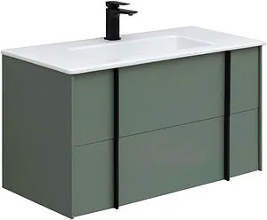 Тумба под умывальник подвесная Allen Brau Reality 90 олива 1.32006.CGM Тумба под умывальник подвесная Allen Brau Reality 90 олива 1.32006.CGM, 1