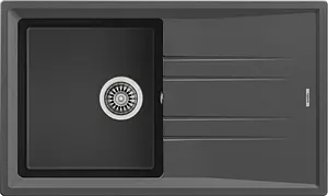 Мойка кухонная Teka Stone 50 B-TG 1B 1D тёмно-серый 115330020 Мойка кухонная Teka Stone 50 B-TG 1B 1D тёмно-серый 115330020, 1