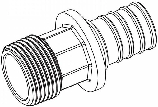 Муфта аксиальная переходная 16мм x ¾"н Rehau Rautitan RX+ 14563121001 Муфта аксиальная переходная 16мм x ¾"н Rehau Rautitan RX+ 14563121001
