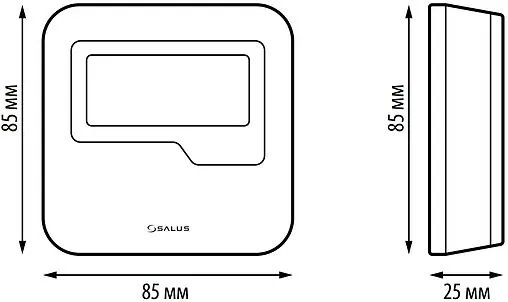 Беспроводной комнатный терморегулятор ZigBee Salus SMART HOME белый HTRP-RF(50)