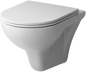 Унитаз подвесной безободковый Am.Pm Gem FlashClean белый C901700SC Унитаз подвесной безободковый Am.Pm Gem FlashClean белый C901700SC, 1