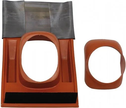 Элемент Ø 132мм для пересечения Дельфинной крыши типа "голландская черепица", 25-50° Vaillant 0020064751