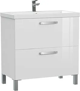 Тумба-умывальник Cersanit Melar 80 белый 64130+, 1