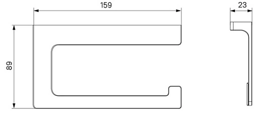 Держатель туалетной бумаги IDDIS Slide хром SLISC00i43