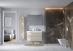 Тумба-умывальник подвесная Roca Oleta 100 капучино A857641515+ Тумба-умывальник подвесная Roca Oleta 100 капучино A857641515+, 4