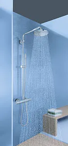 Душевая система с термостатом для душа Grohe Rainshower System 210 хром 27032001 Душевая система с термостатом для душа Grohe Rainshower System 210 хром 27032001, 4