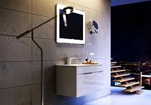 Зеркало с подсветкой Aqwella Malaga 90 Mal.02.09, 3