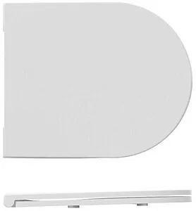 Крышка-сиденье для унитаза с микролифтом ISVEA F50 белый 40KF0200I, 4