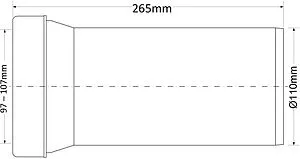 Патрубок для унитаза Mc Alpine MRWCE-CON1 Патрубок для унитаза Mc Alpine MRWCE-CON1, 2
