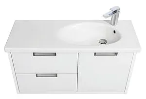 Тумба под умывальник подвесная Roca Etna 100 белый глянец 857302806 Тумба под умывальник подвесная Roca Etna 100 белый глянец 857302806, 5