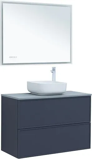 Тумба-умывальник Aquanet Арт 100 маренго 00313267+00318926