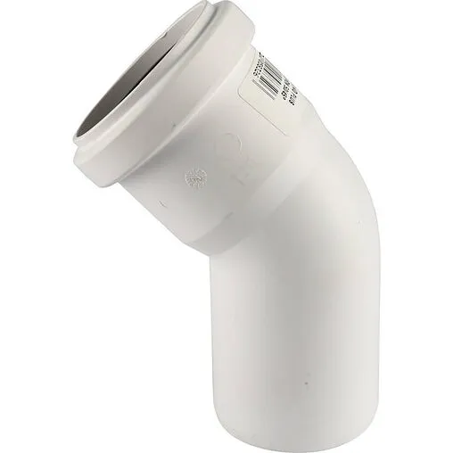 Отвод внутренний бесшумный D=75мм Угол 45° Rehau Raupiano Plus 11211641002