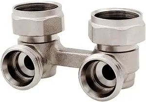 Узел нижнего подключения радиатора угловой ¾&quot;ек x ¾&quot;нг Itap 3150034, 1