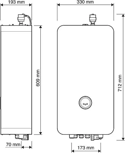 Котел электрический одноконтурный 9кВт Bosch Tronic Heat 3000 9 7738502577 Котел электрический одноконтурный 9кВт Bosch Tronic Heat 3000 9 7738502577