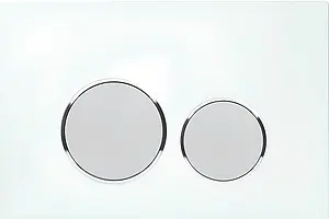 Клавиша смыва для унитаза Aquatek Slim KDI-0000028 кнопки/хром глянцевый, панель/стекло белый Клавиша смыва для унитаза Aquatek Slim KDI-0000028 кнопки/хром глянцевый, панель/стекло белый, 1